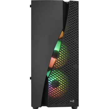 Aerocool WAVEBKV3 Obudowa ATX PC Szkło Hartowane 4xWentylatory RGB Czarna