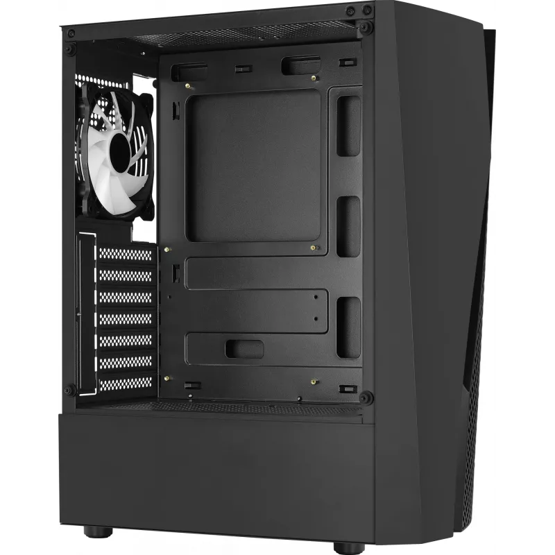 Aerocool WAVEBKV3 Obudowa ATX PC Szkło Hartowane 4xWentylatory RGB Czarna