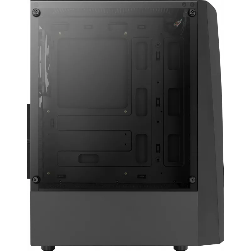 Aerocool WAVEBKV3 Obudowa ATX PC Szkło Hartowane 4xWentylatory RGB Czarna