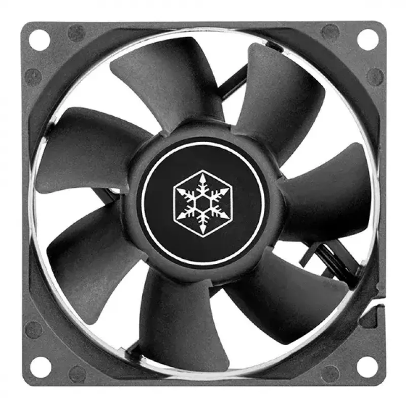 Wentylator Silverstone FN80 8 cm czarny 27.81 cfm 1.86 mmH2O