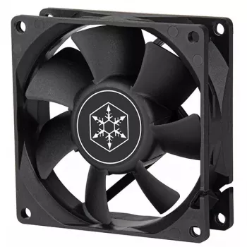 Wentylator Silverstone FN80 8 cm czarny 27.81 cfm 1.86 mmH2O