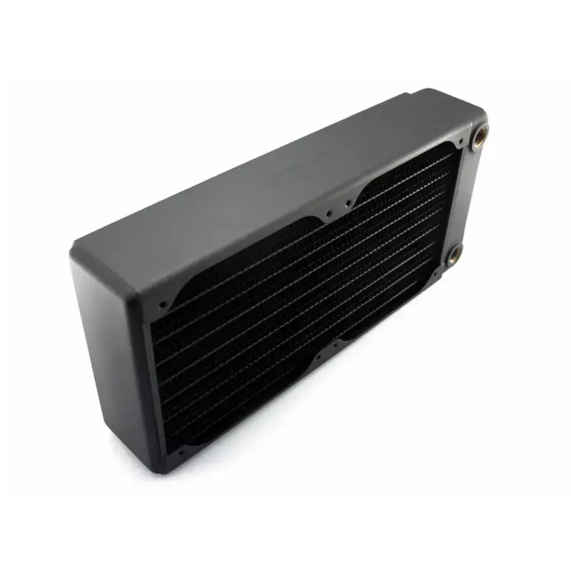 Liquid Cooling Radiator EXTREME XSPC RX240 Dual Fan Radiator V3, mosiądz/miedź, 240 mm, 2 wentylatory, czarny