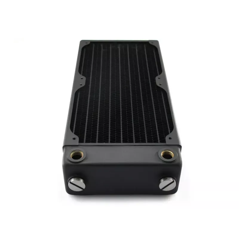 Liquid Cooling Radiator EXTREME XSPC RX240 Dual Fan Radiator V3, mosiądz/miedź, 240 mm, 2 wentylatory, czarny