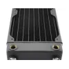 Liquid Cooling Radiator EXTREME XSPC RX240 Dual Fan Radiator V3, mosiądz/miedź, 240 mm, 2 wentylatory, czarny