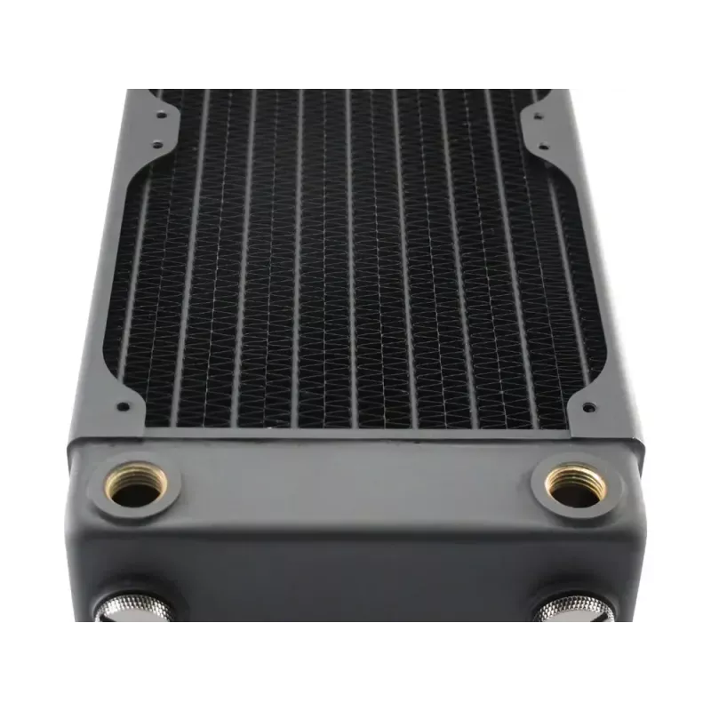 Liquid Cooling Radiator EXTREME XSPC RX240 Dual Fan Radiator V3, mosiądz/miedź, 240 mm, 2 wentylatory, czarny