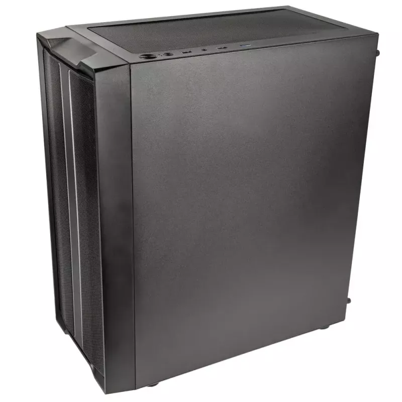 Obudowa PC Kolink Inspire K12 ARGB Midi Tower — Czarna z przezroczystym panelem bocznym, obsługuje ATX/Micro ATX/ITX, 2x3,5 cala + 2x2,5 cala zatoki