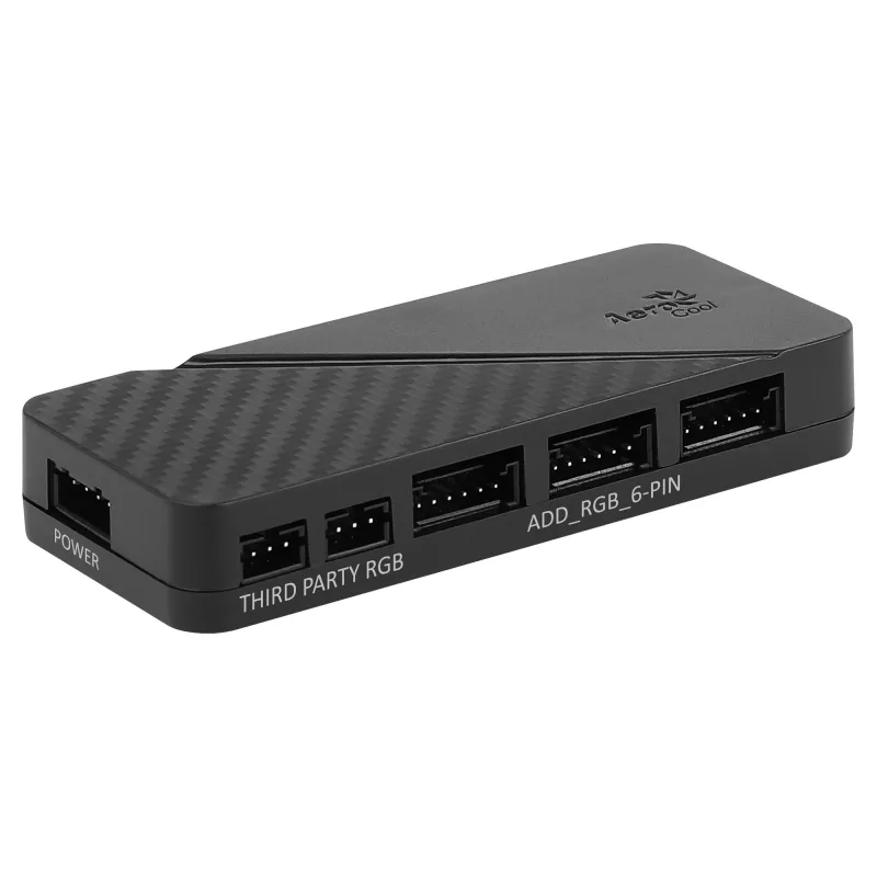 Aerocool ASTRO12PRO zestaw 3 wentylatory PC 12cm LED RGB antywibracyjny pilot zdalnego sterowania