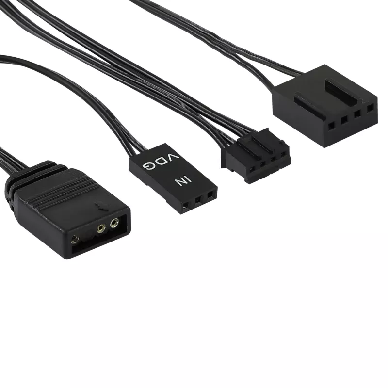 Aerocool ASTRO12PRO zestaw 3 wentylatory PC 12cm LED RGB antywibracyjny pilot zdalnego sterowania