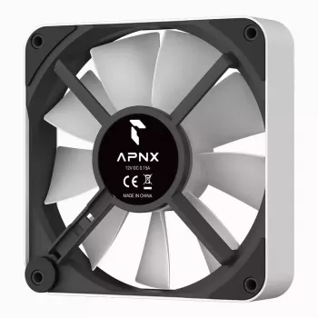 Wentylator APNX FP2-120 PWM ARGB Maksymalny przepływ powietrza 83,87 cfm Biały