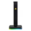 CORSAIR Zestaw słuchawkowy - St100 RGB Premium - Ze stojakiem 7.1 Surround - Konfigurowalne podświetlenie RGB