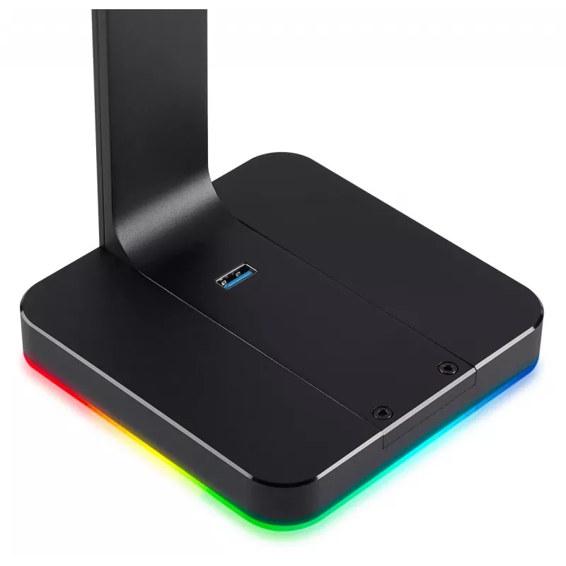CORSAIR Zestaw słuchawkowy - St100 RGB Premium - Ze stojakiem 7.1 Surround - Konfigurowalne podświetlenie RGB