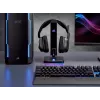 CORSAIR Zestaw słuchawkowy - St100 RGB Premium - Ze stojakiem 7.1 Surround - Konfigurowalne podświetlenie RGB