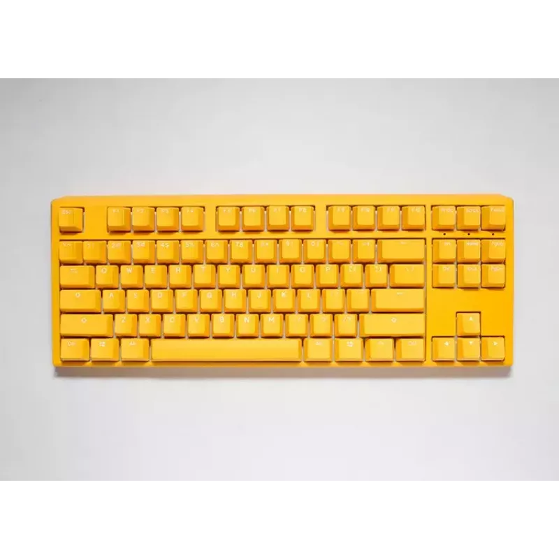 Klawiatura Ducky One 3 żółty TKL Gaming USB Mechaniczna Przewodowa