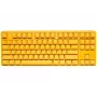 Klawiatura Ducky One 3 żółty TKL Gaming USB Mechaniczna Przewodowa