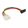 Kabel zasilający InLine SATA, przejściówka, 5,25 cala / 15-pin SATA, 0,15 m, kątowy w dół