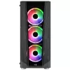 Aerocool PRISMBKV3 PC Case ATX Czarny 4 Fans ARGB Front Side Side Tempered Glass