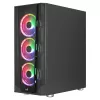Aerocool PRISMBKV3 PC Case ATX Czarny 4 Fans ARGB Front Side Side Tempered Glass