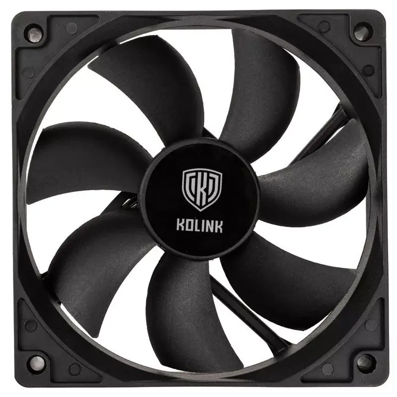 Wentylator do obudowy komputera Kolink Classic HDB 120 mm, 1500 RPM, 52,15 CFM, czarny