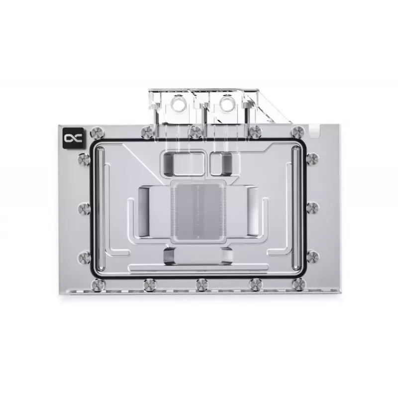 Blok wodny + Tylna płyta Alphacool GPX-N Akryl Aluminium Miedź Czarny 144.3x198.6x35.9mm