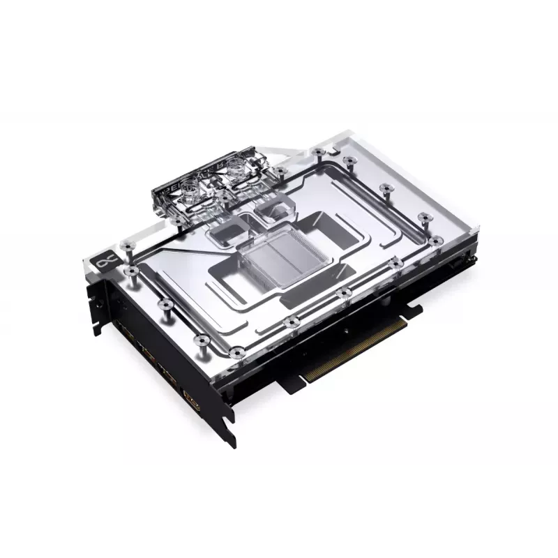 Blok wodny + Tylna płyta Alphacool GPX-N Akryl Aluminium Miedź Czarny 144.3x198.6x35.9mm