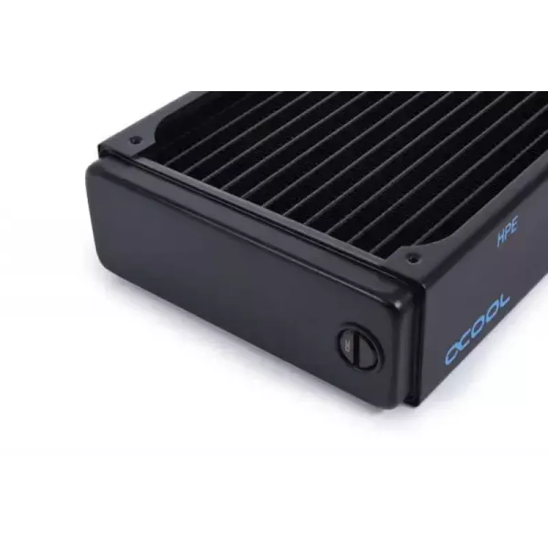 Radiator Alphacool 14472 Brass miedź Stainless Steel Czarny 124mm