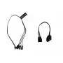 Wewnętrzny kabel zasilający Alphacool 18601 0,3 m 3-pin prosty