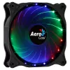 AEROCOOL COSMO12FRGB 120mm wentylator do obudowy komputera, 1000 RPM, 15 diod LED RGB, złącze Molex, 3,72 W, czarny