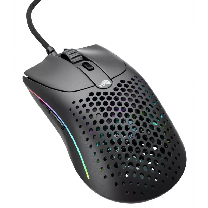 Glorious Gaming Glorious Model O Wired 2 - matowa czerń, praworęczna, optyczna, USB Type-A, 26000 DPI, 1 ms, czarny