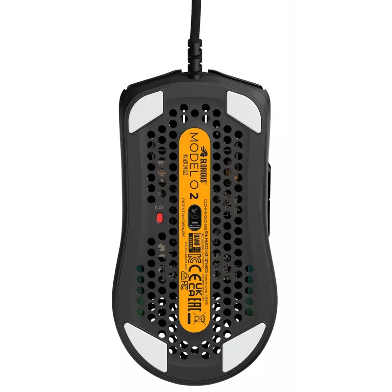 Glorious Gaming Glorious Model O Wired 2 - matowa czerń, praworęczna, optyczna, USB Type-A, 26000 DPI, 1 ms, czarny