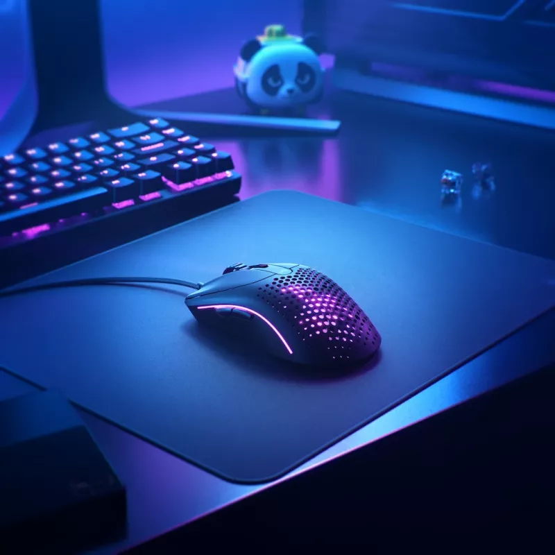 Glorious Gaming Glorious Model O Wired 2 - matowa czerń, praworęczna, optyczna, USB Type-A, 26000 DPI, 1 ms, czarny