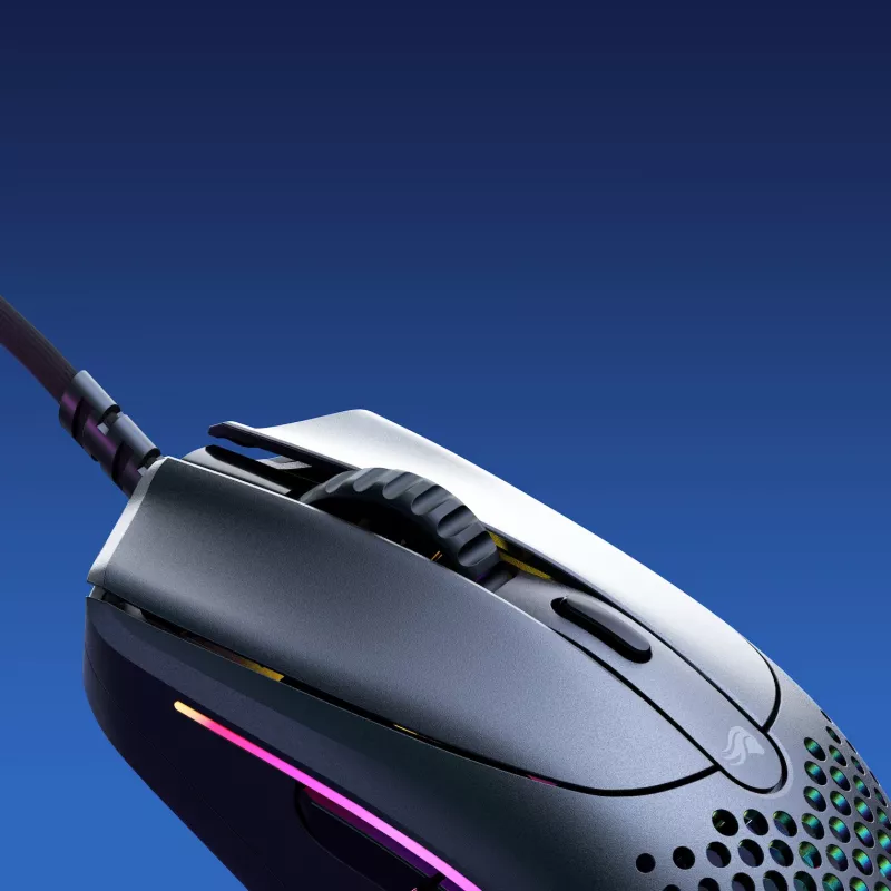 Glorious Gaming Glorious Model O Wired 2 - matowa czerń, praworęczna, optyczna, USB Type-A, 26000 DPI, 1 ms, czarny