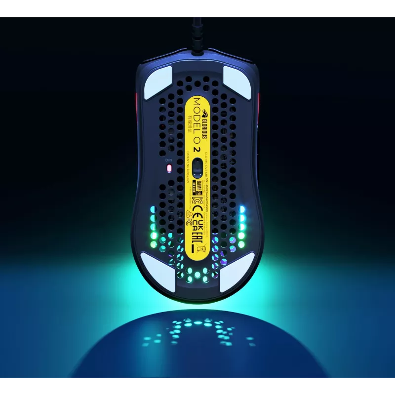Glorious Gaming Glorious Model O Wired 2 - matowa czerń, praworęczna, optyczna, USB Type-A, 26000 DPI, 1 ms, czarny
