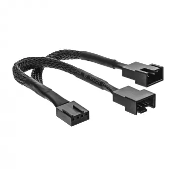 Kabel Y zasilania wentylatora InLine PWM, 4-pin. 1M/2F, 0,15 m