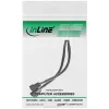 Kabel Y zasilania wentylatora InLine PWM, 4-pin. 1M/2F, 0,15 m