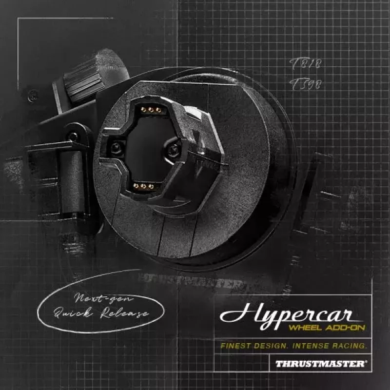 Thrustmaster Hypercar Wheel Add-On Czarny, srebrny kierownica PC, PlayStation 4, PlayStation 5, Xbox, Xbox One