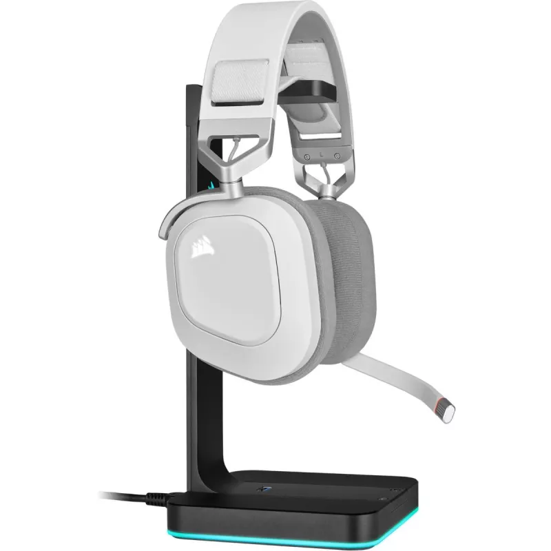 CORSAIR Gaming Headset Hs80 - Wireless - biały