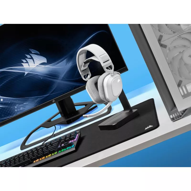 CORSAIR Gaming Headset Hs80 - Wireless - biały