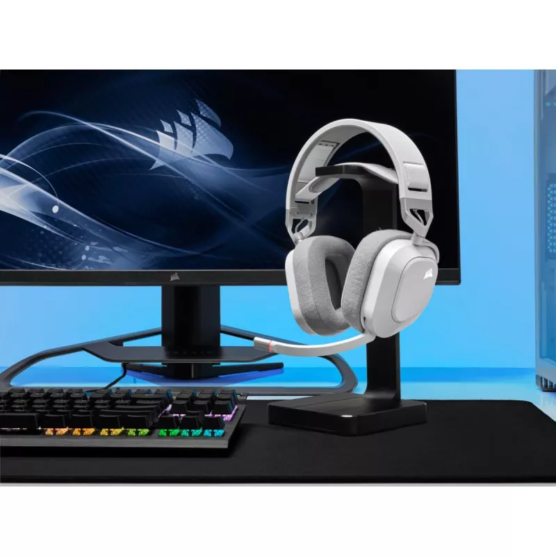 CORSAIR Gaming Headset Hs80 - Wireless - biały