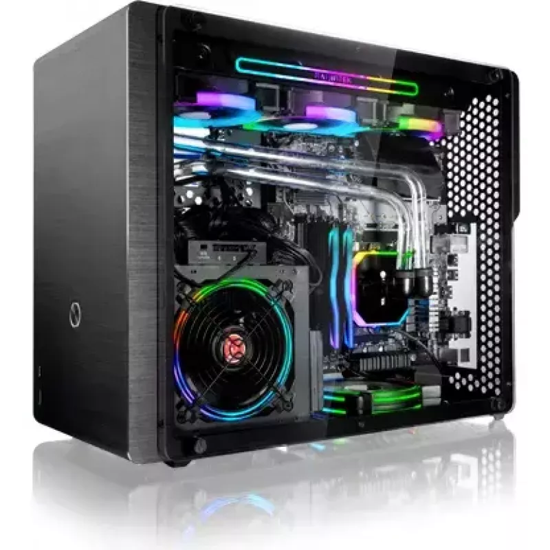 Obudowa PC RAIJINTEK Ophion M Evo ALS Midi Tower czarna, przezroczysta