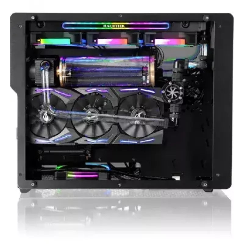 Obudowa PC RAIJINTEK Ophion M Evo ALS Midi Tower czarna, przezroczysta