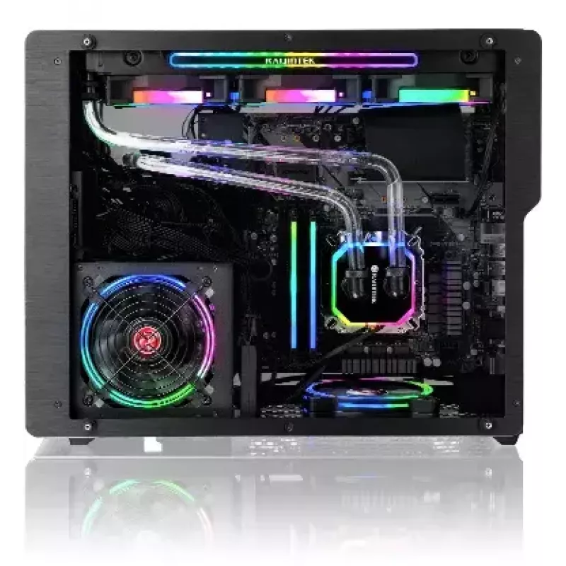 Obudowa PC RAIJINTEK Ophion M Evo ALS Midi Tower czarna, przezroczysta