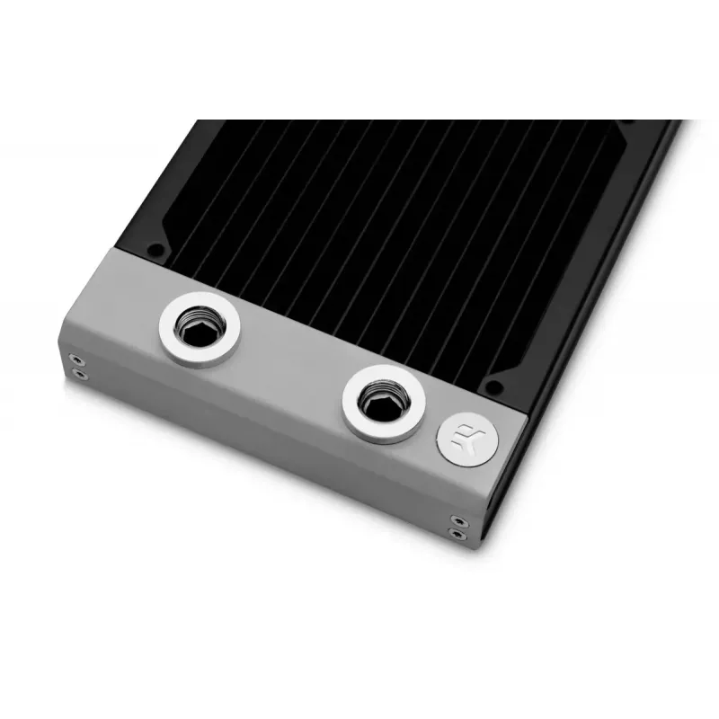 Radiator EK Water Blocks Mosiądz Miedź Stal nierdzewna Biały
