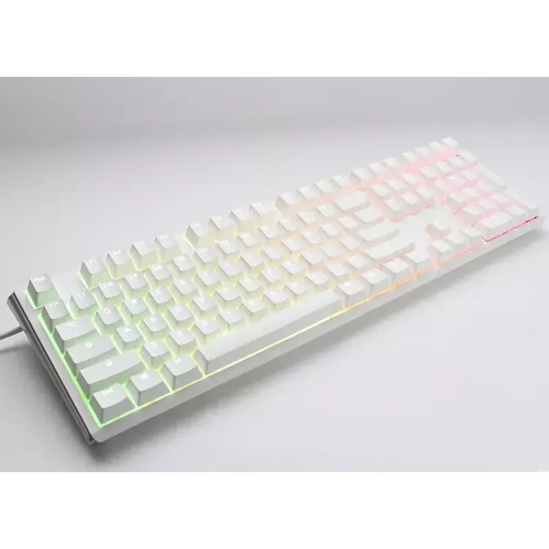 Ducky One 3 Classic Pure biały Klawiatura Gaming USB Niemiecka Mechaniczna RGB