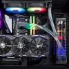 RAIJINTEK EOS 12 RBW ADD 120 mm wentylator PWM z łożyskiem hydraulicznym, 2 szt., czarno-biały