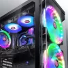 RAIJINTEK EOS 12 RBW ADD 120 mm wentylator PWM z łożyskiem hydraulicznym, 2 szt., czarno-biały