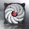 RAIJINTEK EOS 12 RBW ADD 120 mm wentylator PWM z łożyskiem hydraulicznym, 2 szt., czarno-biały