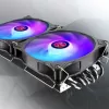 RAIJINTEK EOS 12 RBW ADD 120 mm wentylator PWM z łożyskiem hydraulicznym, 2 szt., czarno-biały