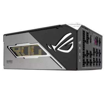Zasilacz ASUS ROG THOR-1600T3-GAMING 1600 W, 80 PLUS Titanium, ATX 3.1, w pełni modułarny, wyświetlacz OLED