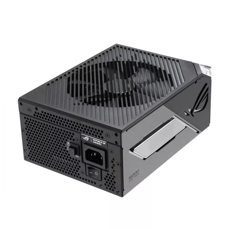 Zasilacz ASUS ROG THOR-1600T3-GAMING 1600 W, 80 PLUS Titanium, ATX 3.1, w pełni modułarny, wyświetlacz OLED