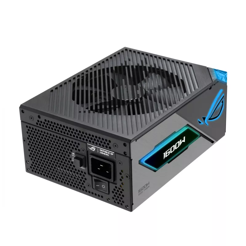 Zasilacz ASUS ROG THOR-1600T3-GAMING 1600 W, 80 PLUS Titanium, ATX 3.1, w pełni modułarny, wyświetlacz OLED